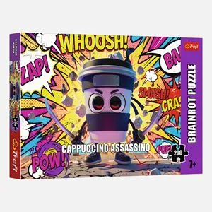 Puzzle 200 Piese, Cappuccino Assassino, Multicolor