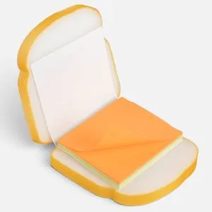 Notite autoadezive Sandvis, design creativ, 80 file