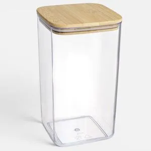 Recipient pentru Depozitarea Alimentelor cu Capac din Bambus, 1,5L