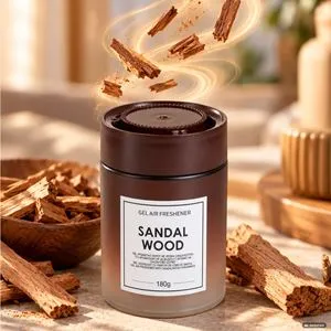 Odorizant Gel de Cameră cu Lemn de Santal, 180g, Parfum Intens