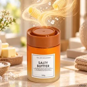Odorizant gel pentru aer Salty Butter, 180g, cu aromă de unt sărat