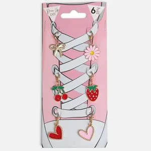 Decoratiuni Suspendabile pentru Sireturi cu Modele, 6 Bucati