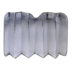 Parasolar auto pentru parbriz din aluminiu, 130x60 cm