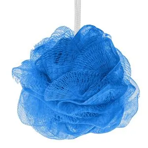 Burete de baie din plasă albastră 10 cm