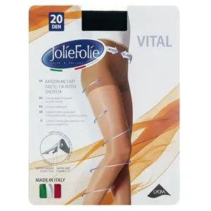 Ciorapi Modelatori de Latex Negru, Textură Satinată 20 DEN