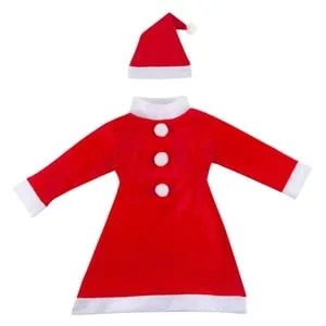 Costum Craciunita pentru Copii - Set de îmbrăcăminte roșie pentru sărbători