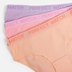 Set Chiloti din Bumbac Ribbed Culori Pastelate pentru Copii