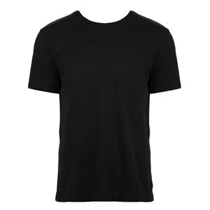 Tricou din Bumbac Negru pentru Barbati - Stil Clasic