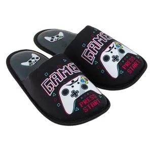 Papuci Gamer Negri de Iarnă pentru Barbati