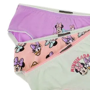 Set Chiloti Multicolor cu Imprimeuri Minnie Mouse și Daisy pentru Copii