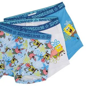Set Boxeri Lenjerie Intima pentru Copii - Design Spongebob