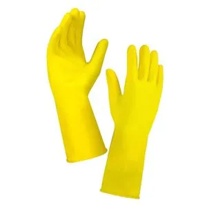 Manusi de bucătare din latex galben pentru gătit