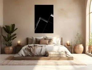 Design geometric abstract modern art, 100 x 150 cm