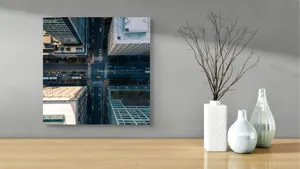 Tablou Canvas Abstract, , Multicolor, 50 x 50 cm