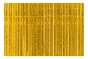 Tablou Canvas Abstract Galben Artă Modernă, 39 x 26 cm