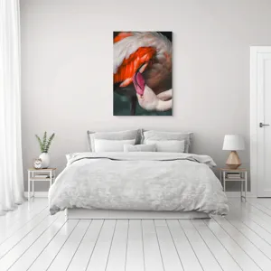Tablou Canvas cu Flamingo, , Roz, 70 x 100 cm