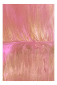 Tablou Canvas Apus în Culori Eterice, Design Abstract, 100 x 100 cm