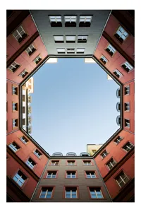 Tablou Canvas Arhitectura Infinitului Înălțimilor Cerului, 39 x 54 cm
