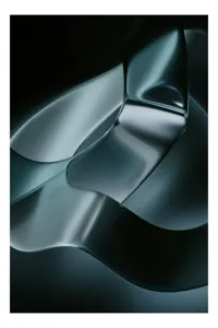 Tablou Canvas Abstract, Lumini și Umbre în Mișcare Fluidă, 50 x 90 cm