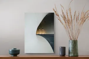 Tablou Canvas, Design Abstract, , Alb, 39 x 54 cm
