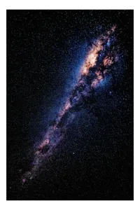 Tablou Canvas Univers Nocturn Galaxie Multicolor Artă Cosmică, 70 x 100 cm