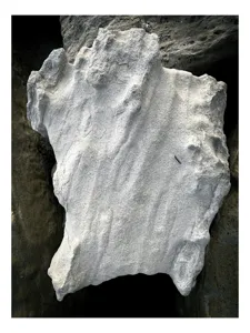 Tablou Canvas, "Nu știu cine este în imagine.", I don’t know who this is, but the object looks like an irregularly shaped rock or stone., 50 x 90 cm