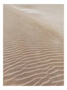 Tablou Canvas, "Mireasma liniștită a dunei înalte", Nisip, Dune, Texturi, Vânt, Liniște, 39 x 54 cm