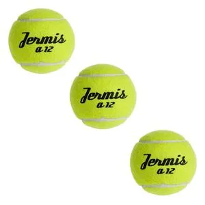 Set de 3 Mingi de Tenis Neon Galbene Ø7cm pentru Antrenament