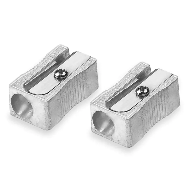 Ascutitoare metalica, Set 2 buc, Argintiu