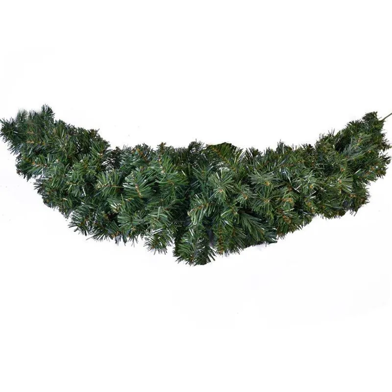 Ghirlanda de Craciun Verde, 1.22m x 5cm, Plastic