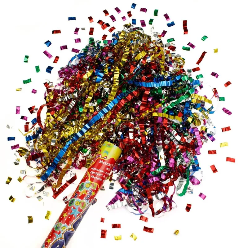 Popper pentru petreceri cu Serpentine și Confetiu 60cm