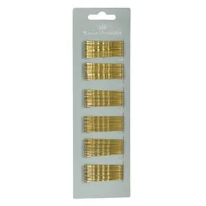 Agrafe de păr bronz, 4.8 cm, set 72 buc