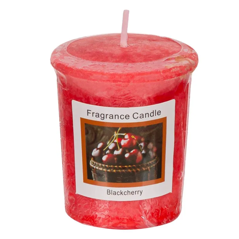 Lumânare parfumată Blackcherry pentru atmosferă caldă și relaxare