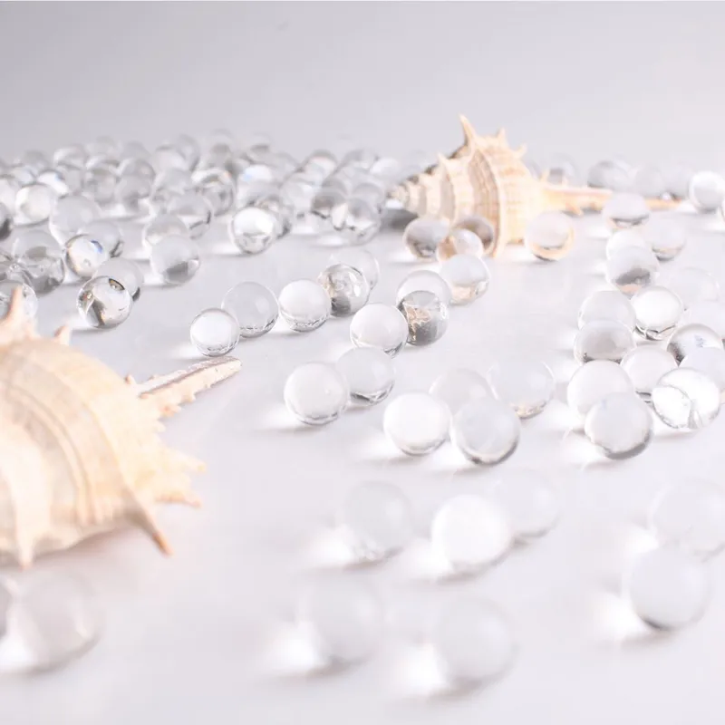 Perle decorative transparente din plastic 10g
