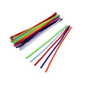 Set Sârmă Plusată Colorată 30cm pentru Lucru Manual, 40 Bucăți