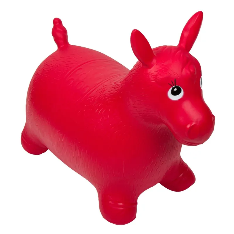 Cal de salt Hop Hop, Rosu, 45x65cm
