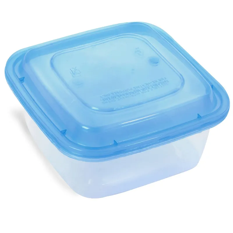 Set Caserole Transparente cu Cap pentru Conservare și Pregătire