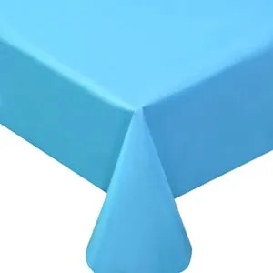 Față de masă plastic unică folosință culoarea bleu dimensiune mare