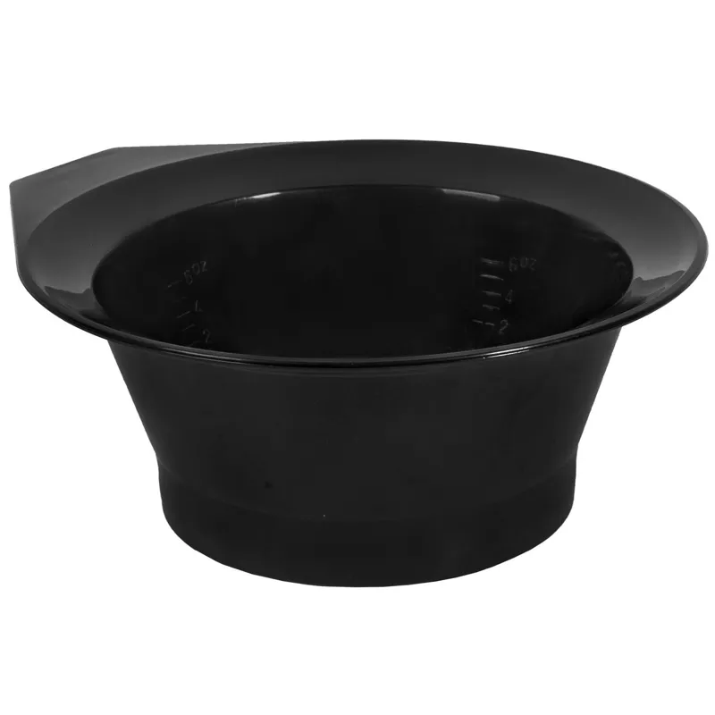 Bol pentru vopsea de păr, 200 ml, negru, cu mâner
