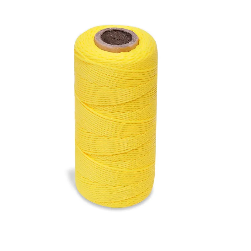 Ghem de fir din plastic, 100 m, Galben