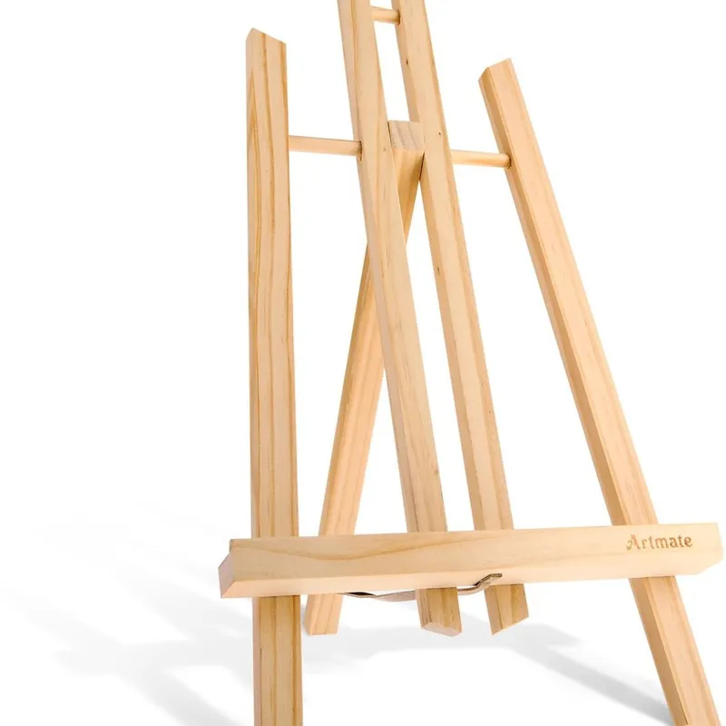 Șevalet de masă din lemn natural, 40 cm, pentru pictură și desen – poza 3