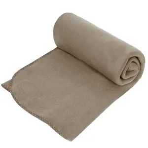 Pătură Fleece Dublă, Gri, 220x240 cm
