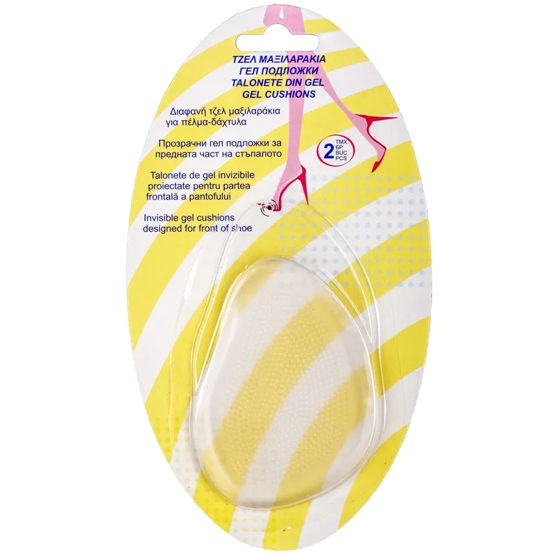 Talonete din gel transparente pentru confort la pantofi