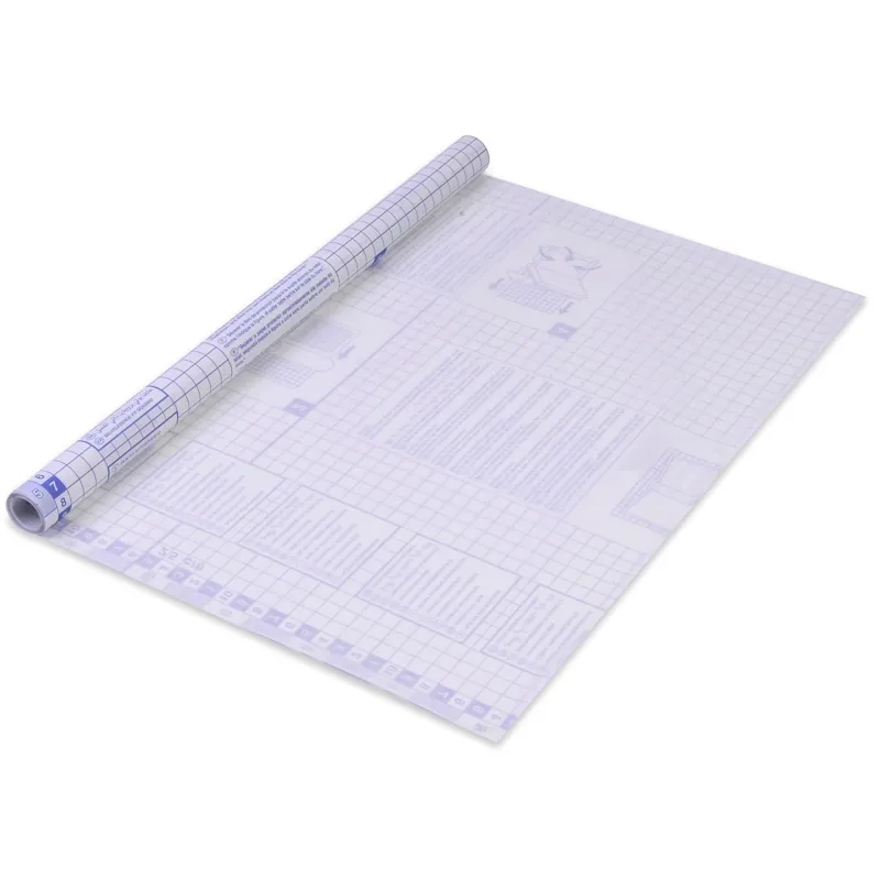 Copertă adezivă în rolă pentru cărți și caiete, 2 m x 45 cm