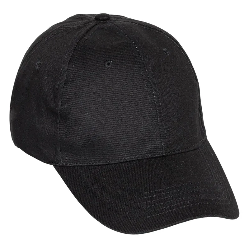 Șapcă neagră din bumbac, unisex