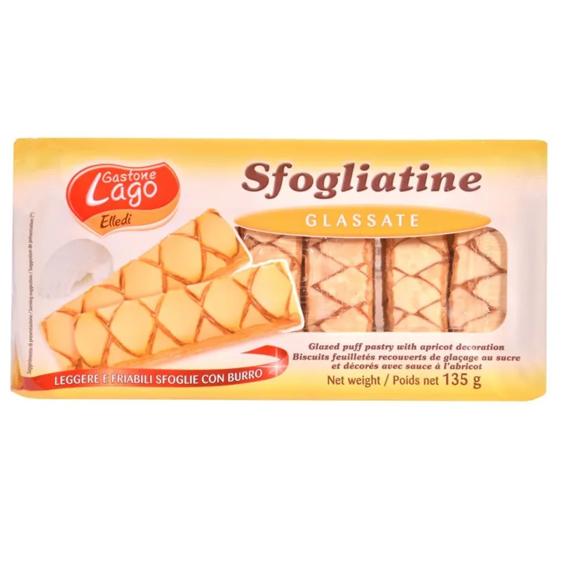 Foitaj glazurat cu aromă de caise, 135g