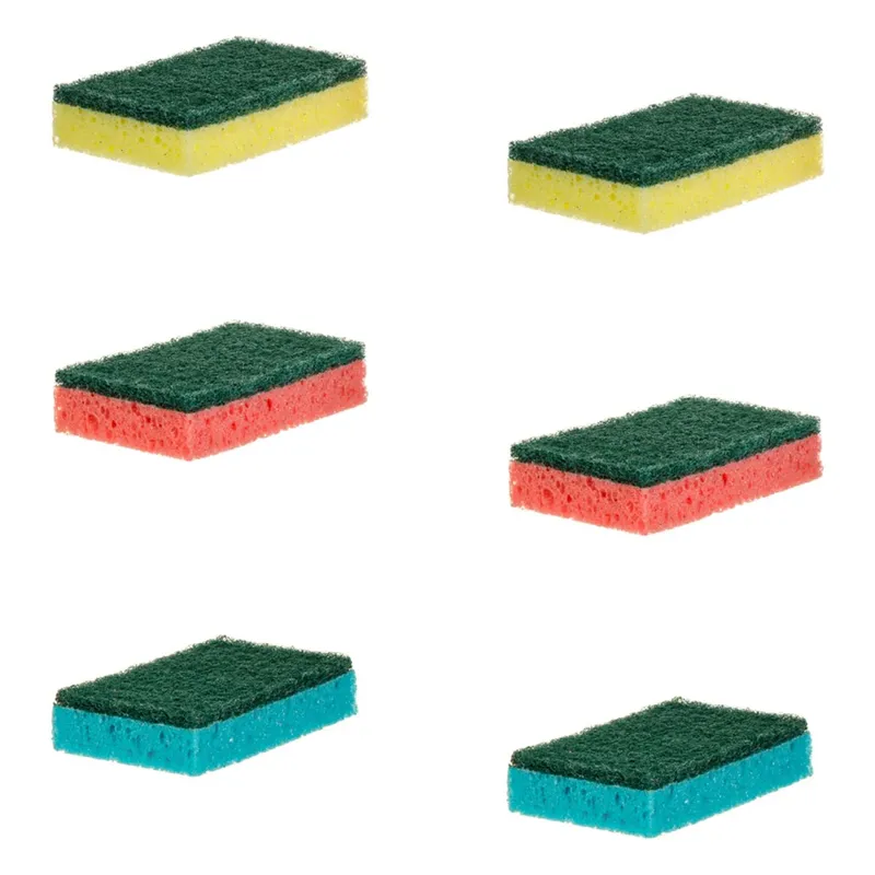 Bureți de Bucătărie, Set 6 buc, Colorat