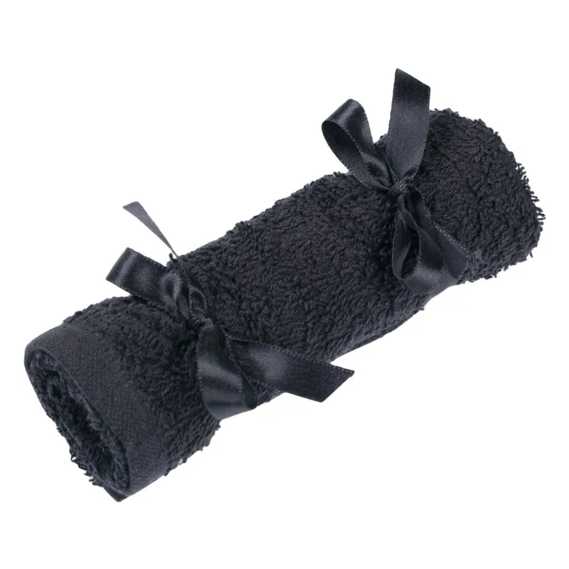 Prosop mare din bumbac negru – Absorbție maximă și finitate supermoale