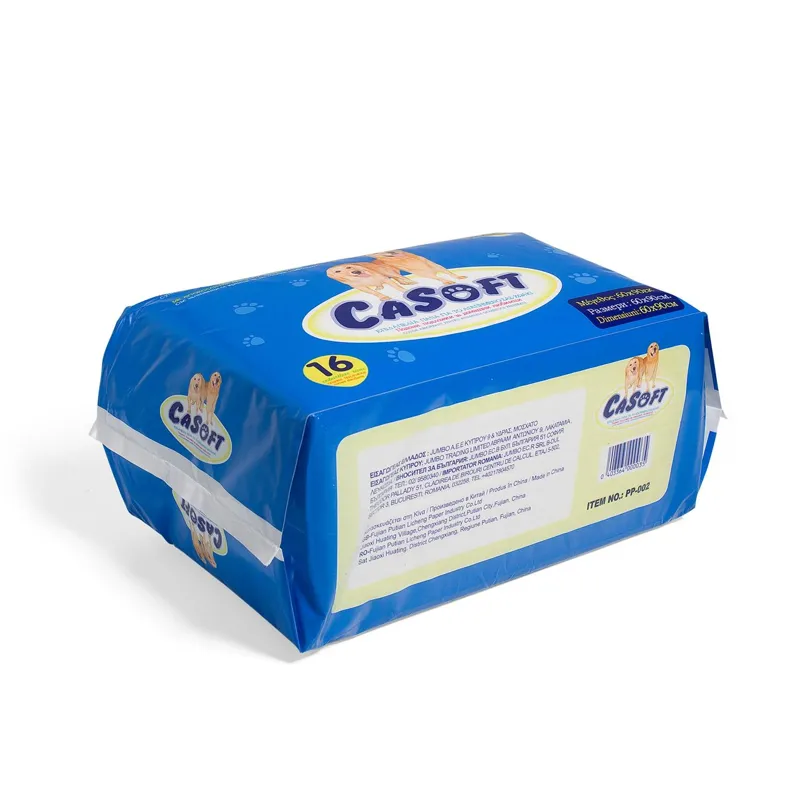 Covorașe absorbante pentru căței 60x90 cm, Albastre