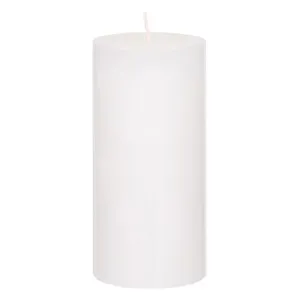 Lumânare albă parfumată cu aromă de iasomie, 6.8x14 cm – poza 3